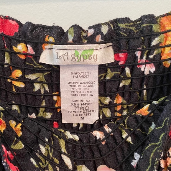 Off shoulder floral long dress - Picture 3 of 4